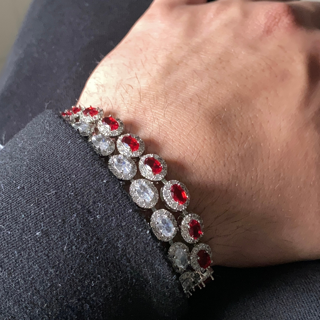 Double Halo Bracelet